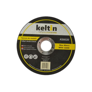Tarcza do cięcia metalu 125x1.0mm KELTIN (25/100/400)