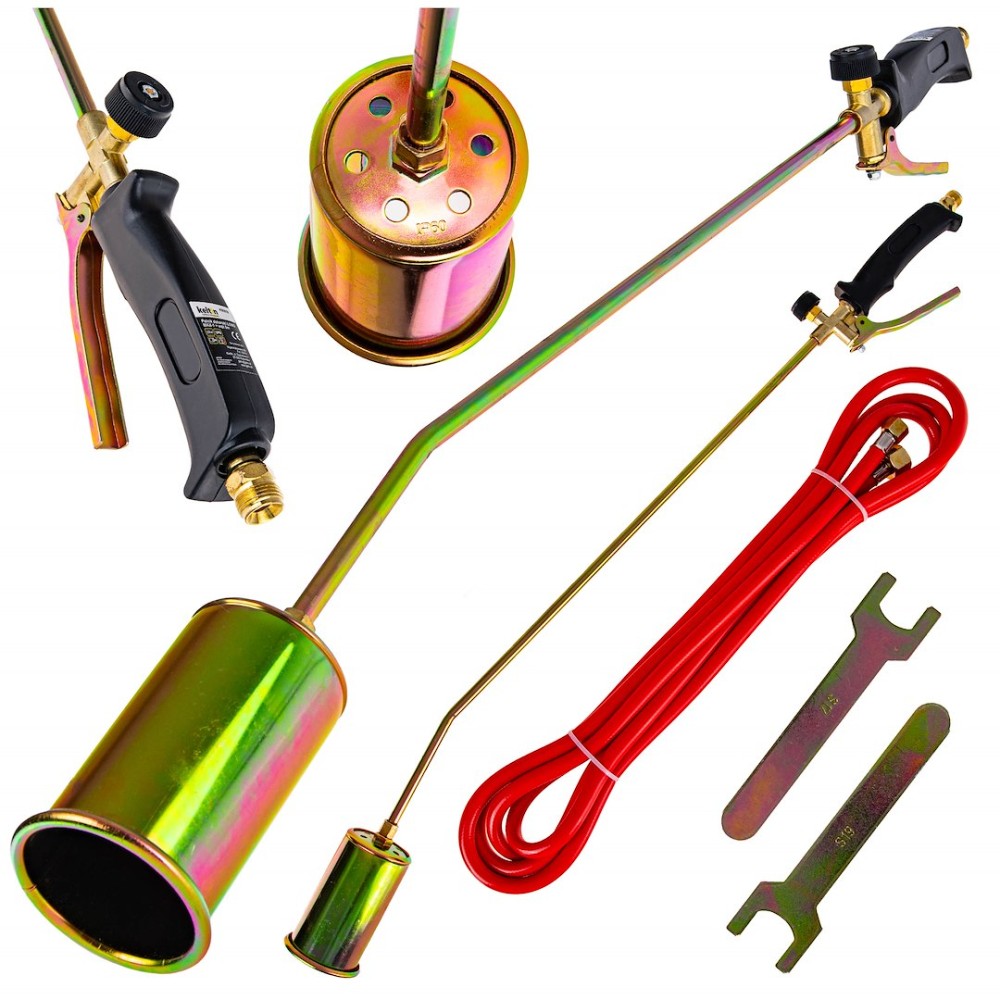 Palnik dekarski LONG MAX-1 + Wąż 5m (10)