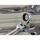 Klucze p-o z łamane grzechotką 8-19mm 12el./walizka/(8)