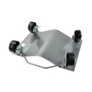 Rolki transportowe 1500LBS stalowe nowy typ (2szt.)