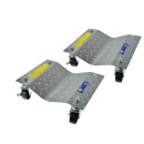 Rolki transportowe 1500LBS stalowe nowy typ (2szt.)