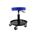 Stołek warsztatowy obrotowy z półką (1)