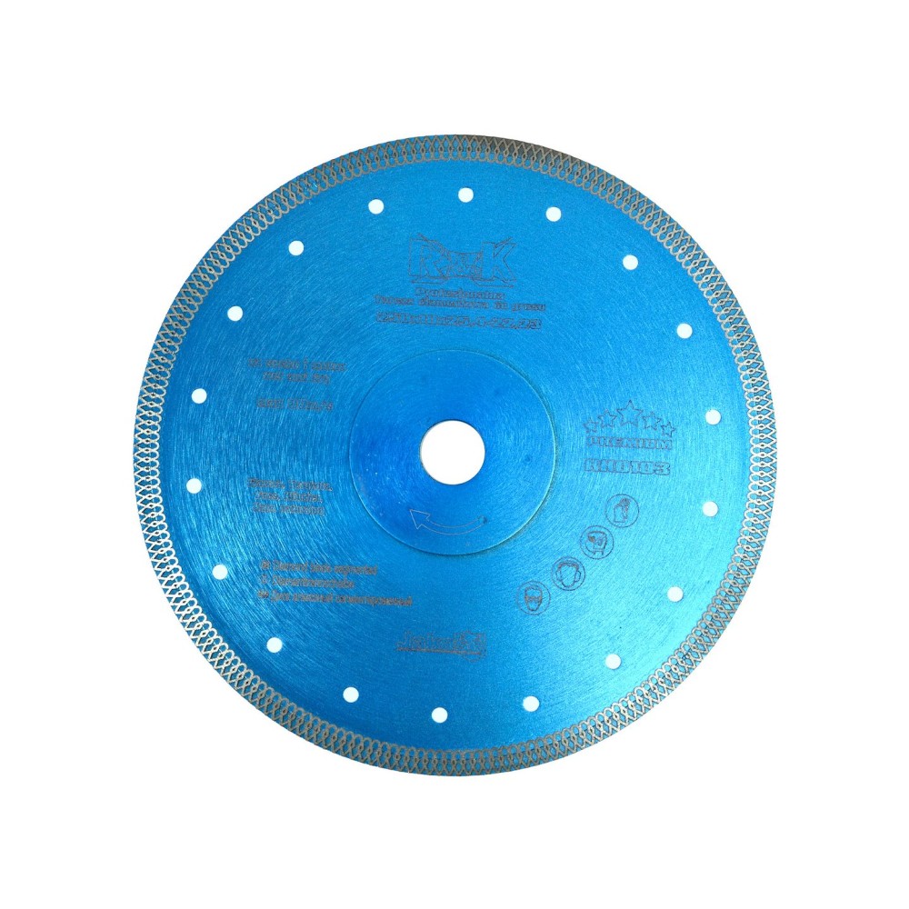 Tarcza diam."hot pressed" do gresu 250x10x25,4-22,23 R&K PREMIUM (25)