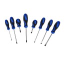 Zestaw 8 wkrętaków płaskie:4-6,5mm  krzyżak:ph 0-2 GEKO (12/24)