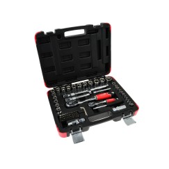 Zestaw profesjonalnych kluczy nasadowych 72el. 1/4"-1/2"  25GW (4)