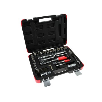 Zestaw profesjonalnych kluczy nasadowych 72el. 1/4"-1/2"  25GW (4)