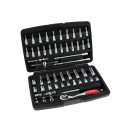 Zestaw profesjonalnych kluczy nasadowych 1/4" 56el. 25GW (10)