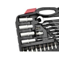 Zestaw kluczy nasadowych torx  i płasko-oczkowych 94el.(4)