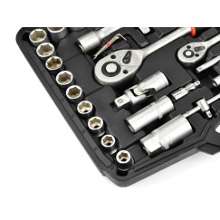 Zestaw kluczy nasadowych torx  i płasko-oczkowych 94el.(4)