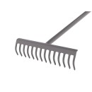 Grabie ergo 14-zębne trzon metalowy