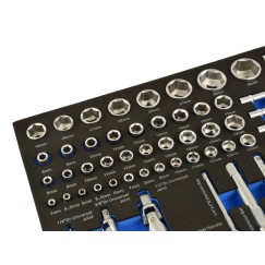 Wkład- zestaw nasadek z grzechotkami 1/4"-1/2" 80el.(3)