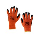 Rękawice robocze ocieplane zimowe ORANGE r.10 (12/480)