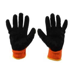 Rękawice robocze ocieplane zimowe ORANGE r.10 (12/480)
