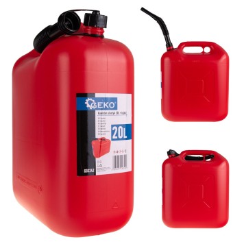 Kanister plastikowy 20L + lejek (2)