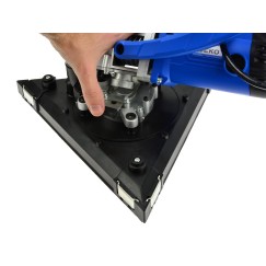 Szlifierka do gipsu - żyrafa 225mm  LED + trójkątna tarcza (2)