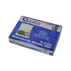 Otwornica do drewna 16el  19-127mm GEKO (20)