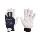 Rękawice robocze monterskie skórzane Kozia skóra - rzep  r.9 (12/120)