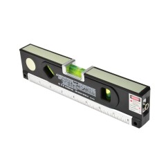 Poziomica laserowa podświetlana z miarą 1,5m (50)