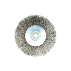 Szczotka druciana obrot.boczna 125mm M14 drut karbowany stalowy(60)