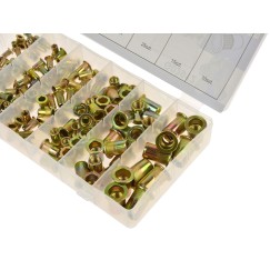 Zestaw nitonakrętek stalowych 150szt. (20)