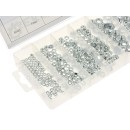 Zestaw nakrętek metyrycznych  nierdzewnych 300szt.(20/24)