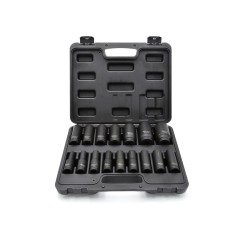 Zestaw nasadek udarowych długich 1/2" 10-32mm 16szt. (5)