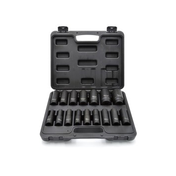 Zestaw nasadek udarowych długich 1/2" 10-32mm 16szt. (5)