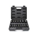 Zestaw nasadek udarowych długich 1/2" 10-32mm 16szt. (5)