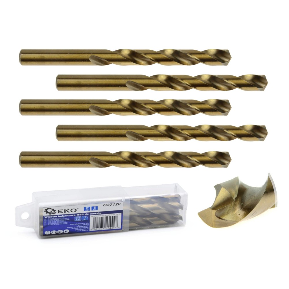 Wiertło kobaltowe HSS do metalu 12 mm (5/105)
