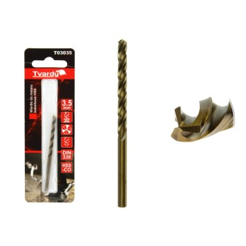 Wiertło do metalu kobaltowe HSS M35 3,5  mm (1/80/640)