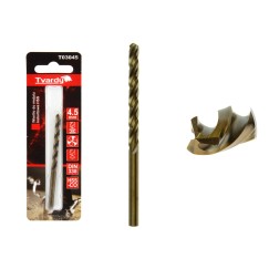 Wiertło do metalu kobaltowe HSS M35 4,5 mm (1/80/640)