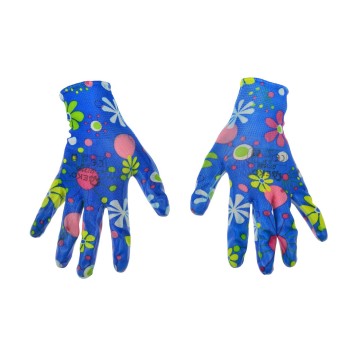 Rękawice robocze ogrodowe damskie r.7 (12/300)