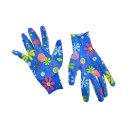 Rękawice robocze ogrodowe damskie r.7 (12/300)