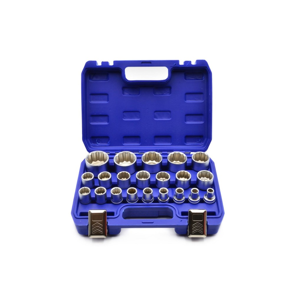 Zestaw nasadek 21el. 12-kątnych 8-36mm CRV 50BV30 (8)