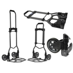 Wózek magazynowy transportowy składany płaski 80kg (4)