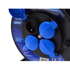 Przedłużacz elektryczny bębnowy 3x1.5mm2 25m IP44 (1)