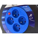 Przedłużacz elektryczny zwijany 4 gniazda 10m (10)