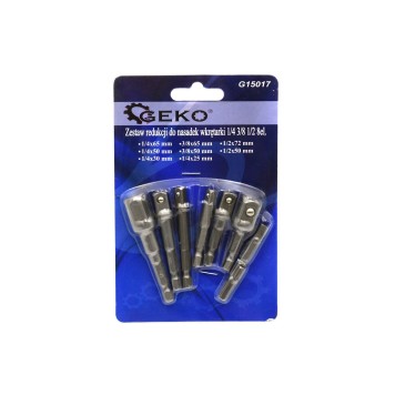 Zestaw redukcji do nasadek wkrętarki 1/4 3/8 1/2 8el.(25/100)