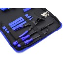 Wielofunkcyjny zestaw ściągaczy do spinek tapicerki i radia 20el. (10)