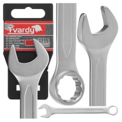 Klucz płasko-oczkowy satynowany 18mm CRV - CS DIN3113A(10/80)