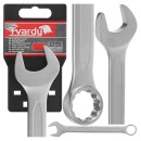 Klucz płasko-oczkowy satynowany 24mm CRV - CS DIN3113A(5/40)