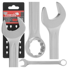 Klucz płasko-oczkowy satynowany 30mm CRV - CS DIN3113A(5/30)