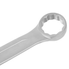 Klucz płasko-oczkowy satynowany 50mm CRV - CS DIN3113A(2/12)