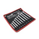 Zestaw kluczy płasko-oczkowych 10el. 6-19mm CRV-CS (satyna)(20)