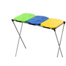 Stojak-kosz na 3 worki na śmieci do segregacji