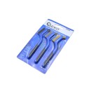 Zestaw 3szt. szczotek drucianych 180mm(120)