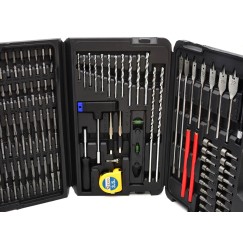 Zestaw akcesorii i osprzętu (wiertła, bity) 217el. (3)