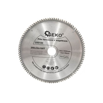 Tarcza do drewna 250x32x100T + redukcja 25,4mm (25)