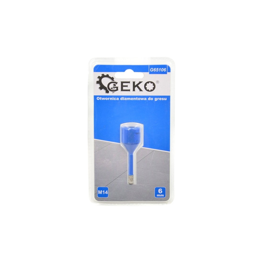 Otwornica diamentowa do gresu 6mm M14 PROFI (50)