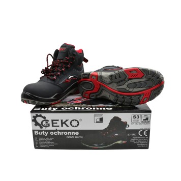 Buty ochronne model nr 9 nubuk czarne S3 SRC - r. 40 (10)